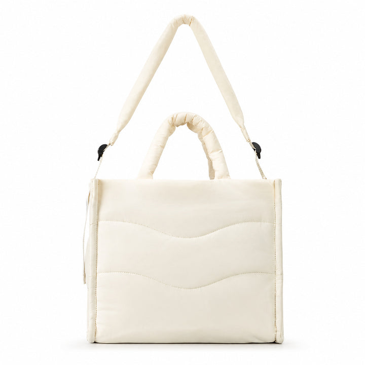 Structured Quilted Tote Bag