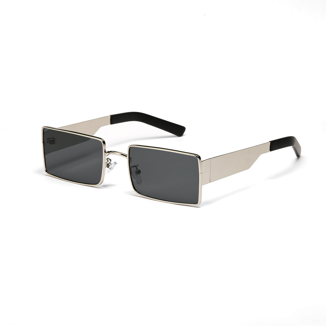 Ladies stylish rectangular sunglasses with modern metal frame Stornfield