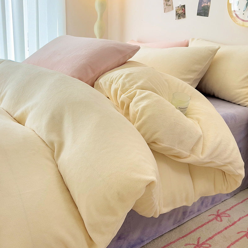 Cozy Striped Bedding Set