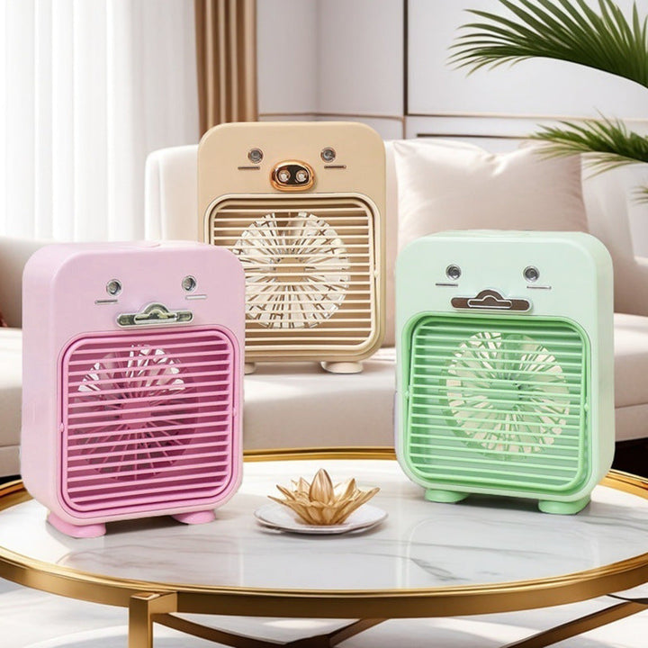 Women's Portable Mini Fan with Animal Design Stornfield