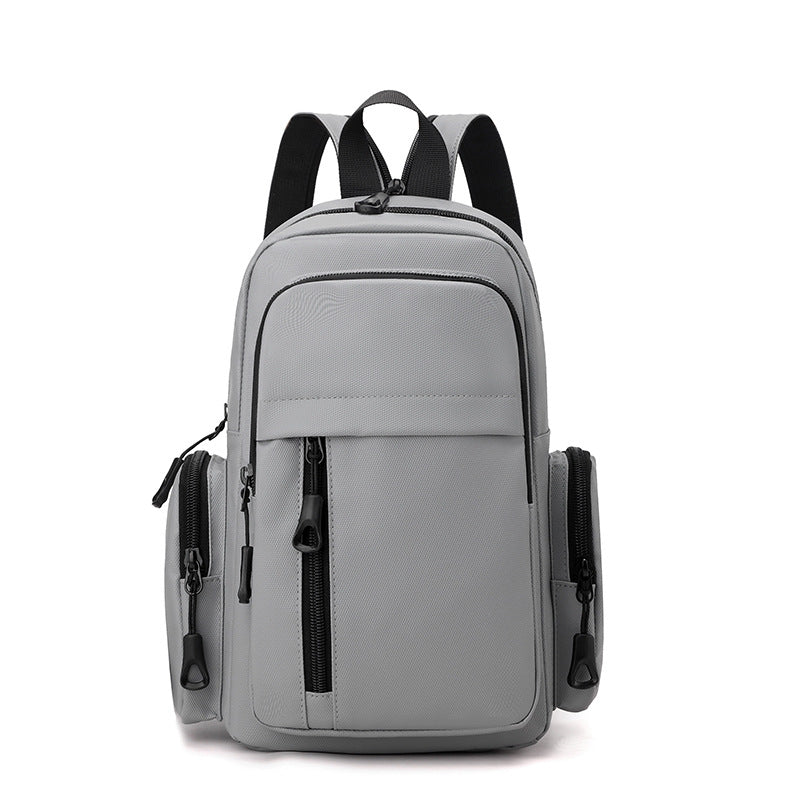 Multi-Compartment Crossbody Sling Backpack