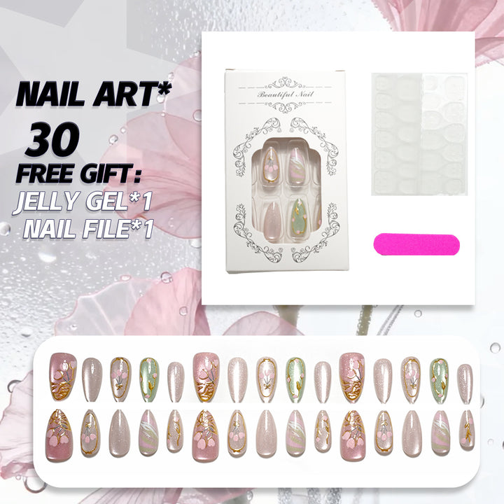 Premium Press-On Nail Art Set
