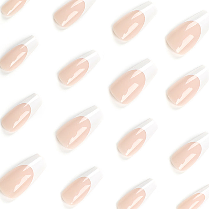 Artful nail extensions with elegant French tips Stornfield