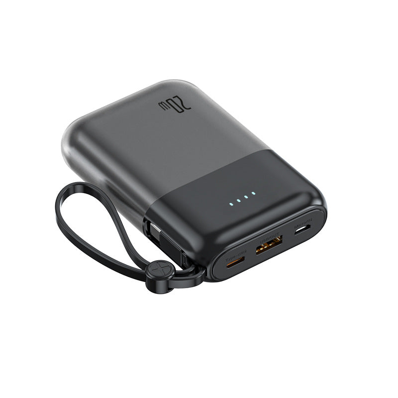 Portable power bank with powerful fast charging cable and integrated LED display Stornfield