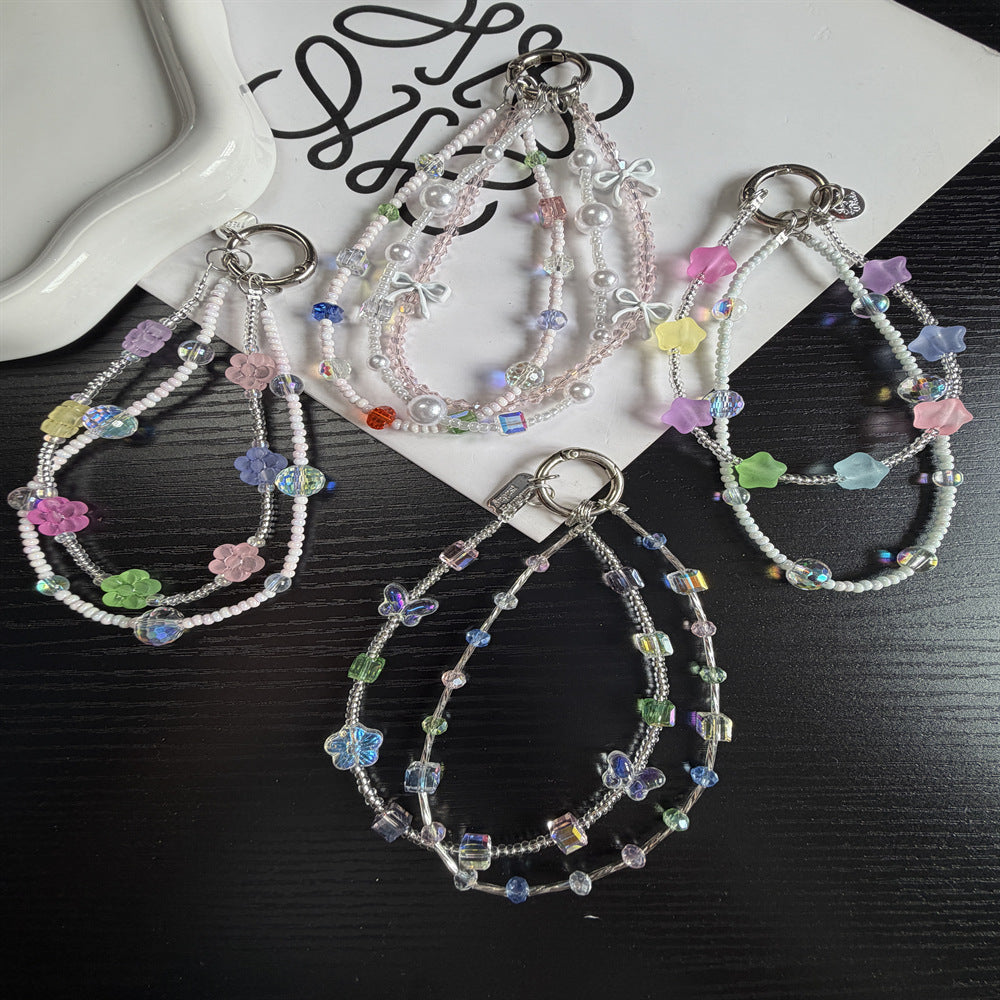 Playful Beaded Charm Keychain Stornfield