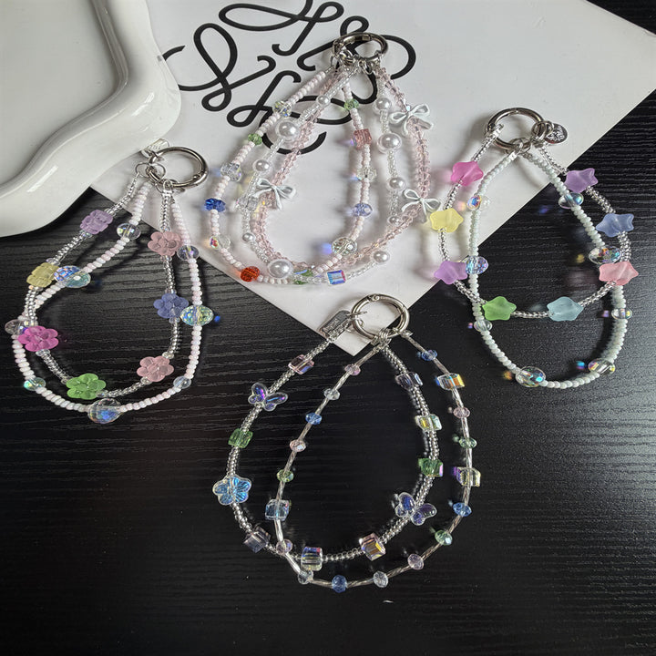 Playful Beaded Charm Keychain Stornfield
