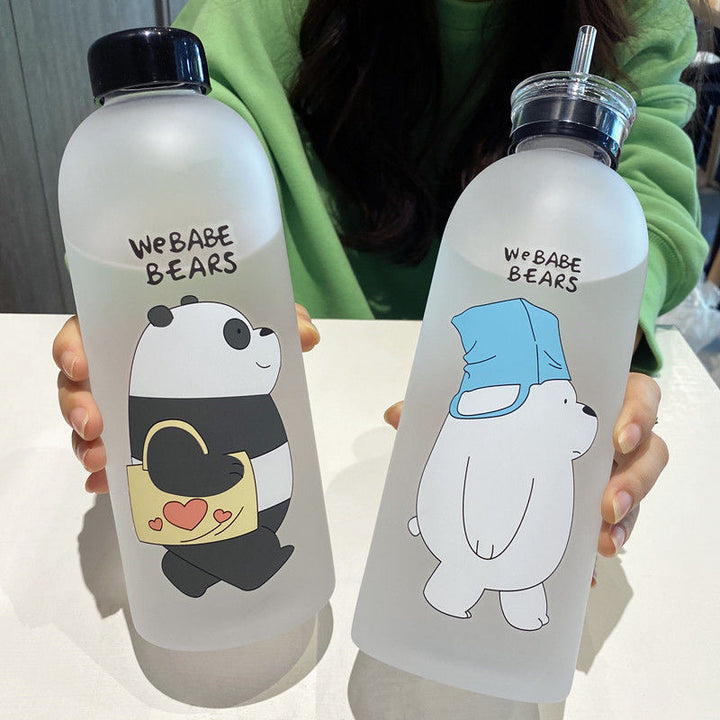 Women's creative drinking bottle with playful panda design Stornfield