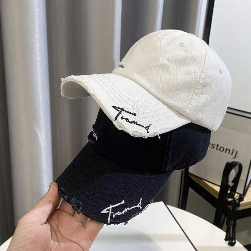 Unisex Distressed Graphic Baseball Hat Stornfield