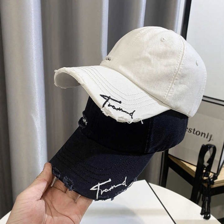 Unisex Distressed Graphic Baseball Hat Stornfield