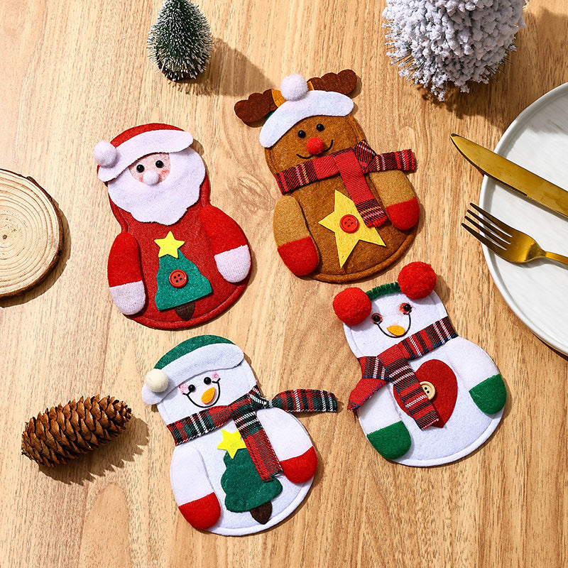 Funny Snowman Cutlery Holder Stornfield