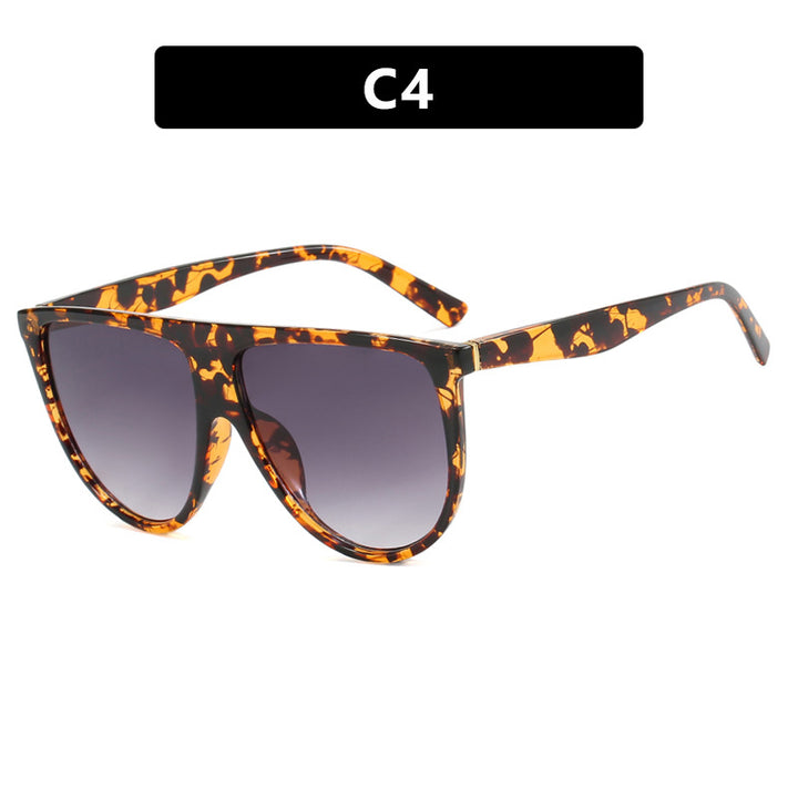 Ladies trendy oversized sunglasses with stylish transparent frame Stornfield