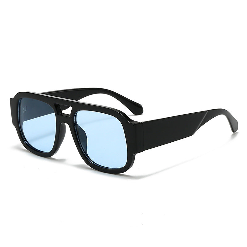 Unisex Bold Frame Retro Sunglasses Stornfield