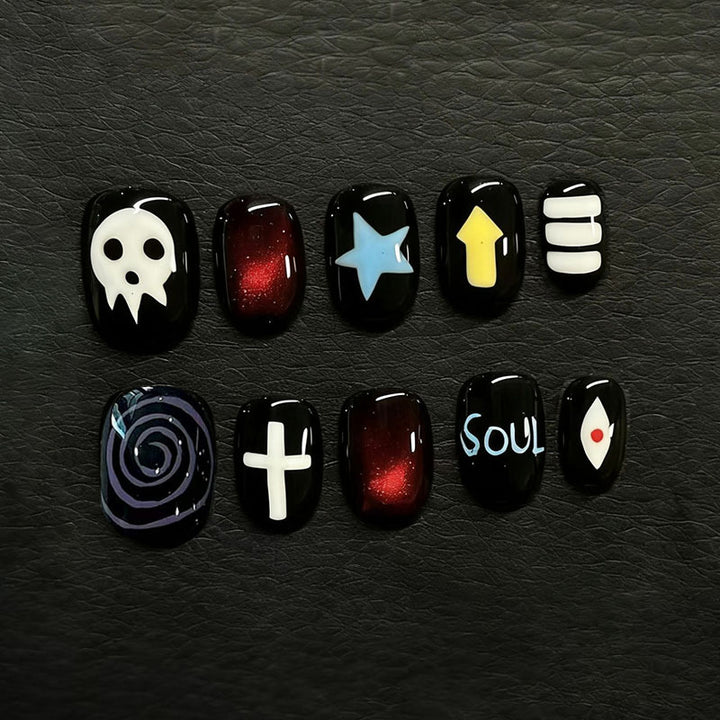 Thematic Press-On Nail Art Stornfield