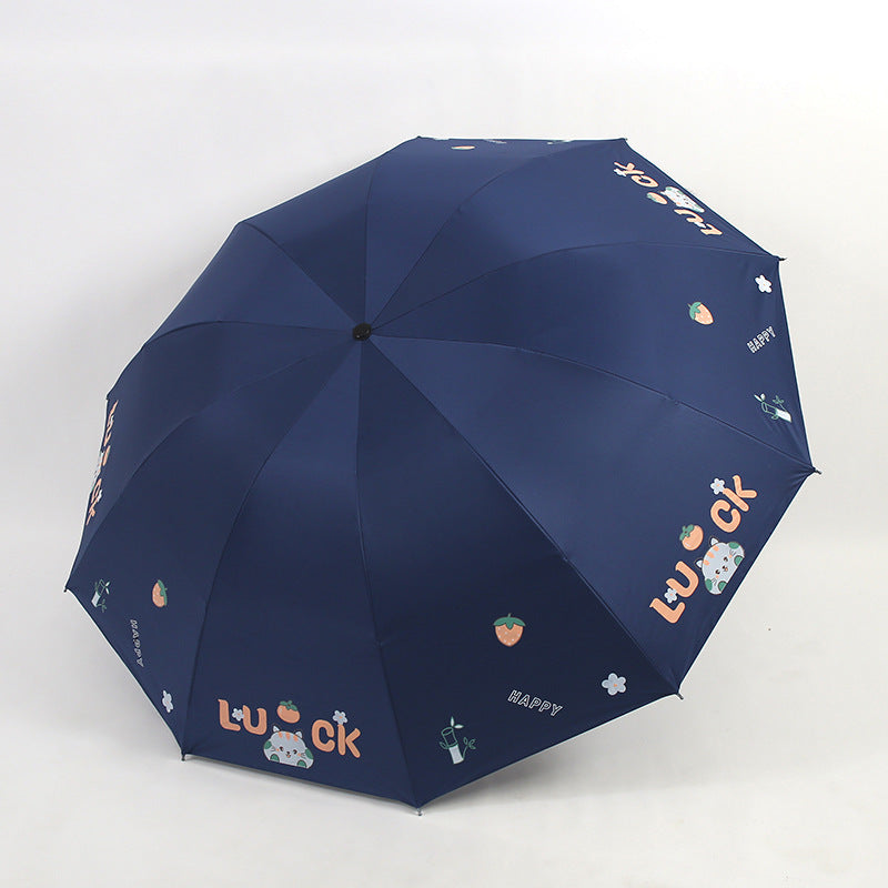 Women's Foldable Umbrella with Colorful Design Stornfield