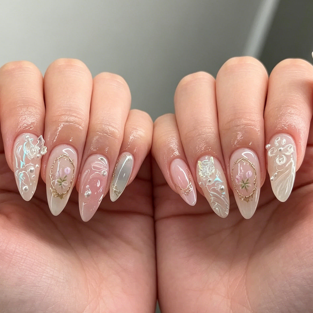 Elegant Decorative Gel Nail Enhancements Stornfield