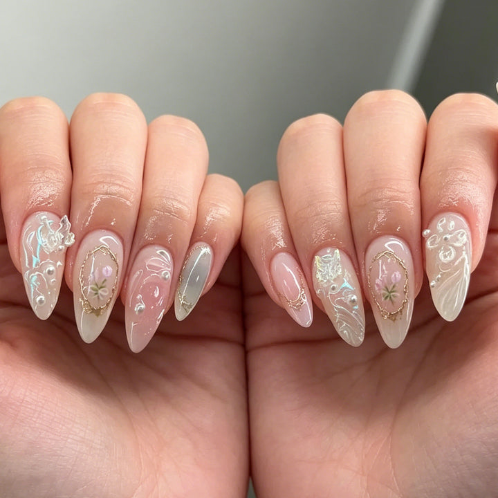 Elegant Decorative Gel Nail Enhancements Stornfield