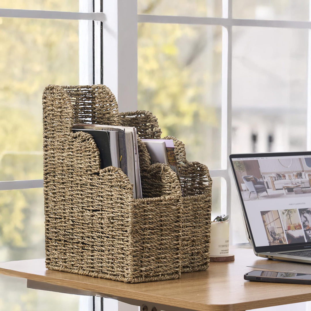 Decorative Macrame Storage Basket Stornfield