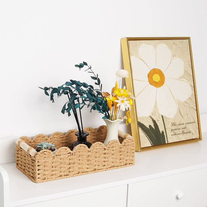 Decorative Woven Storage Caddy Stornfield