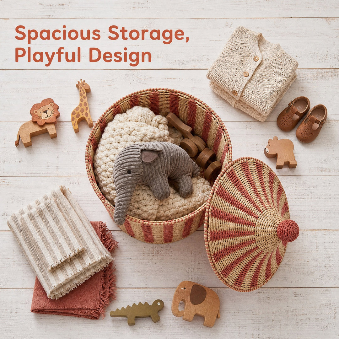 Decorative and practical storage basket Stornfield