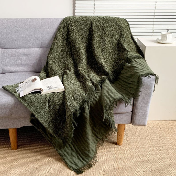 Cozy Knit Throw Blanket