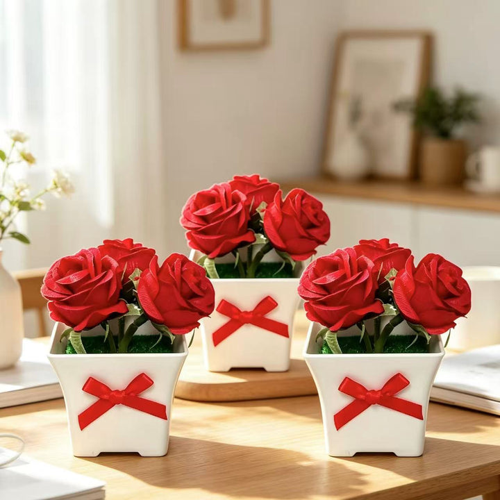 Decorative Rose Plant for Indoor Home Decor