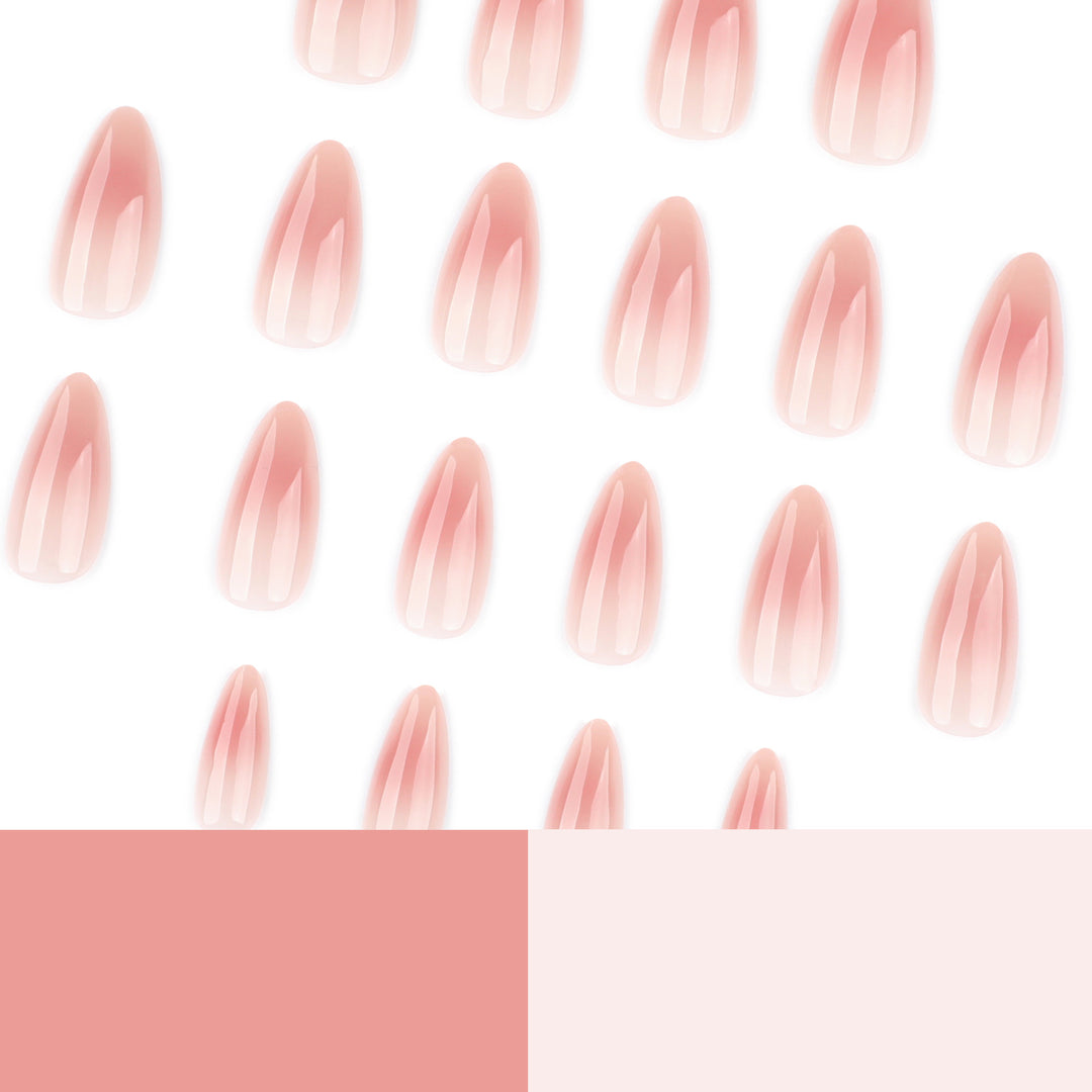 Artful gel nails with elegant tip design Stornfield