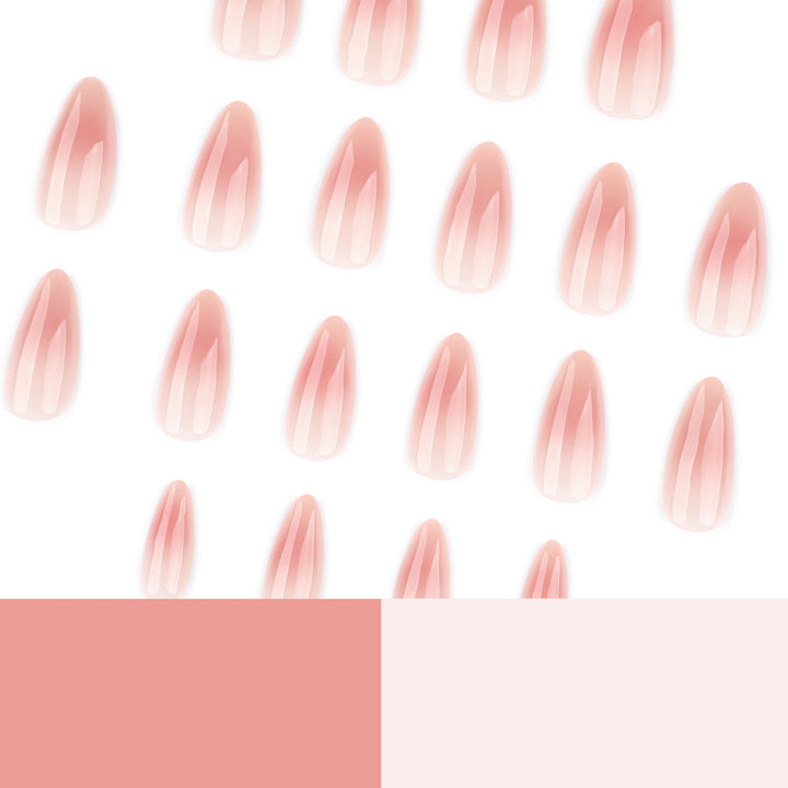 Artful gel nails with elegant tip design Stornfield