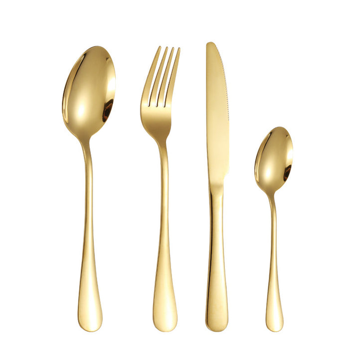 Elegant stainless steel cutlery set with ergonomic handle Stornfield