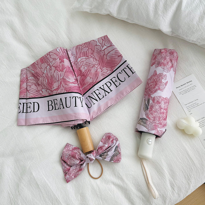 Women's compact umbrella with floral design Stornfield