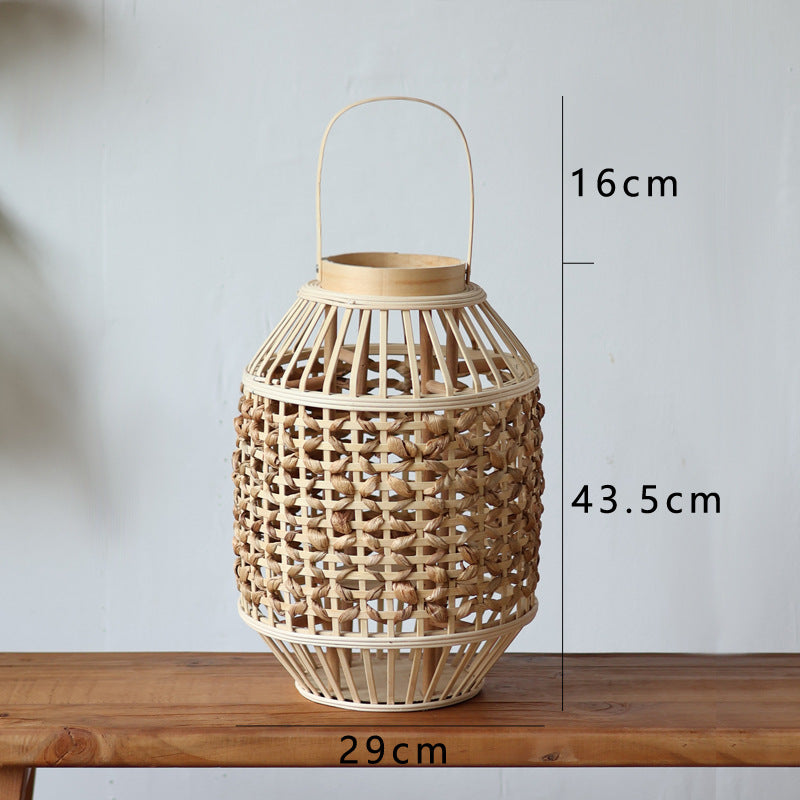 Handcrafted Rattan Lantern Stornfield