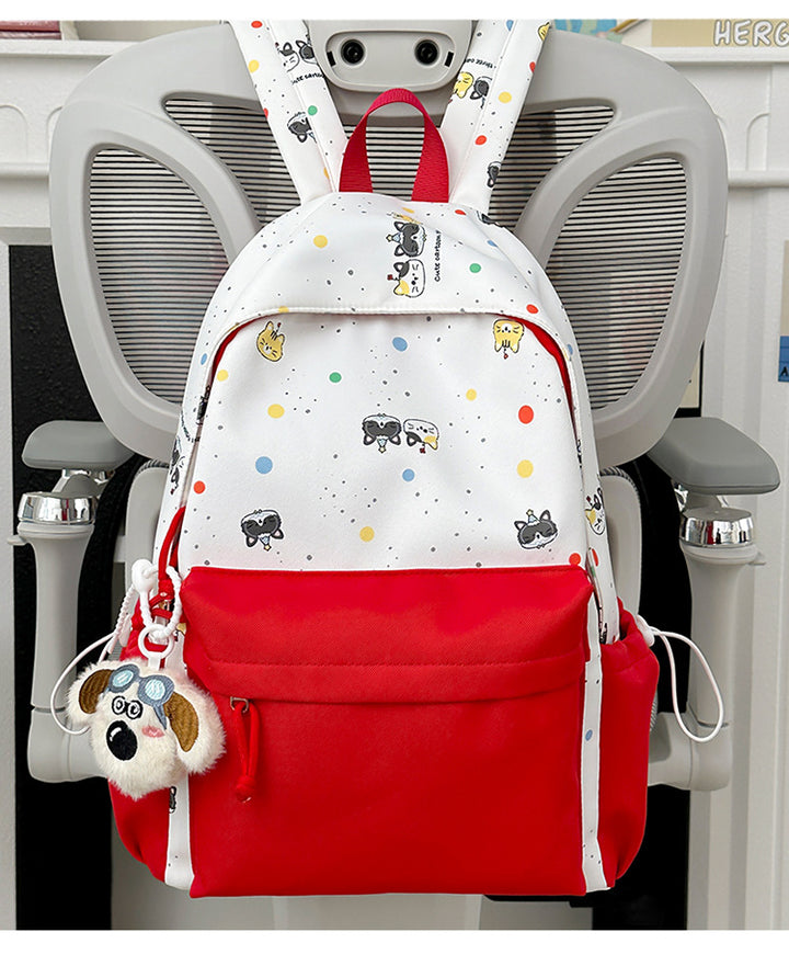 Backpack with Cute Cartoon Design and Practical Compartments Stornfield