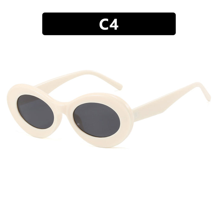 Women's oval sunglasses with modern lenses Stornfield