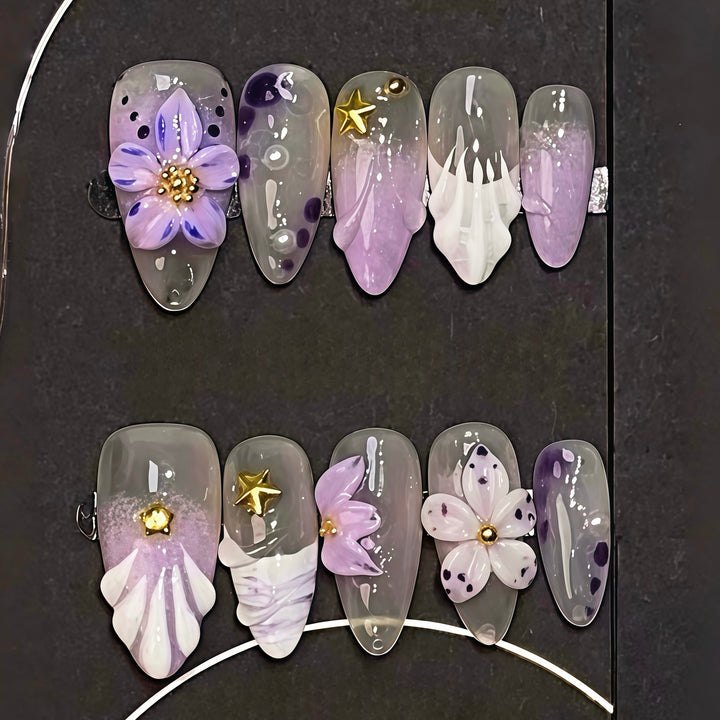 Elegant Artistic Press-On Nail Collection