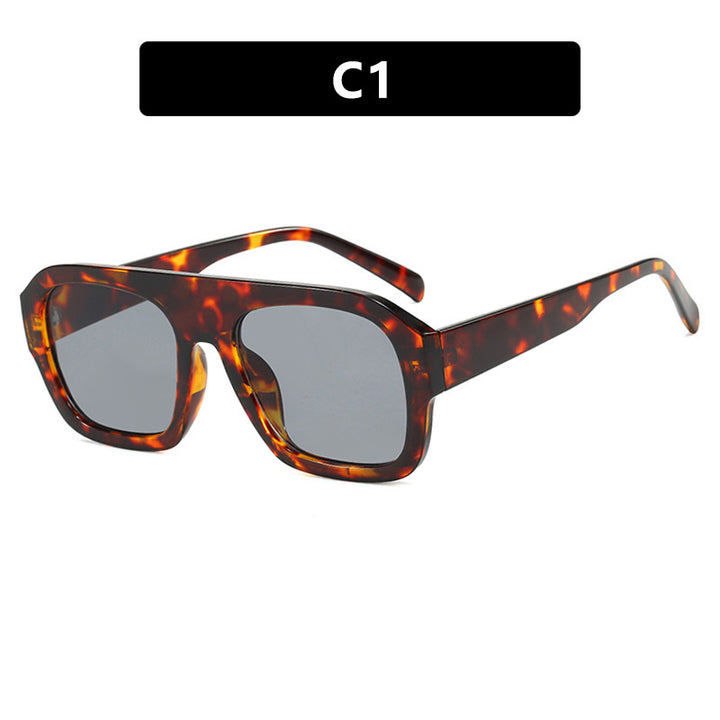 Women's oversized sunglasses with distinctive rectangular frame Stornfield