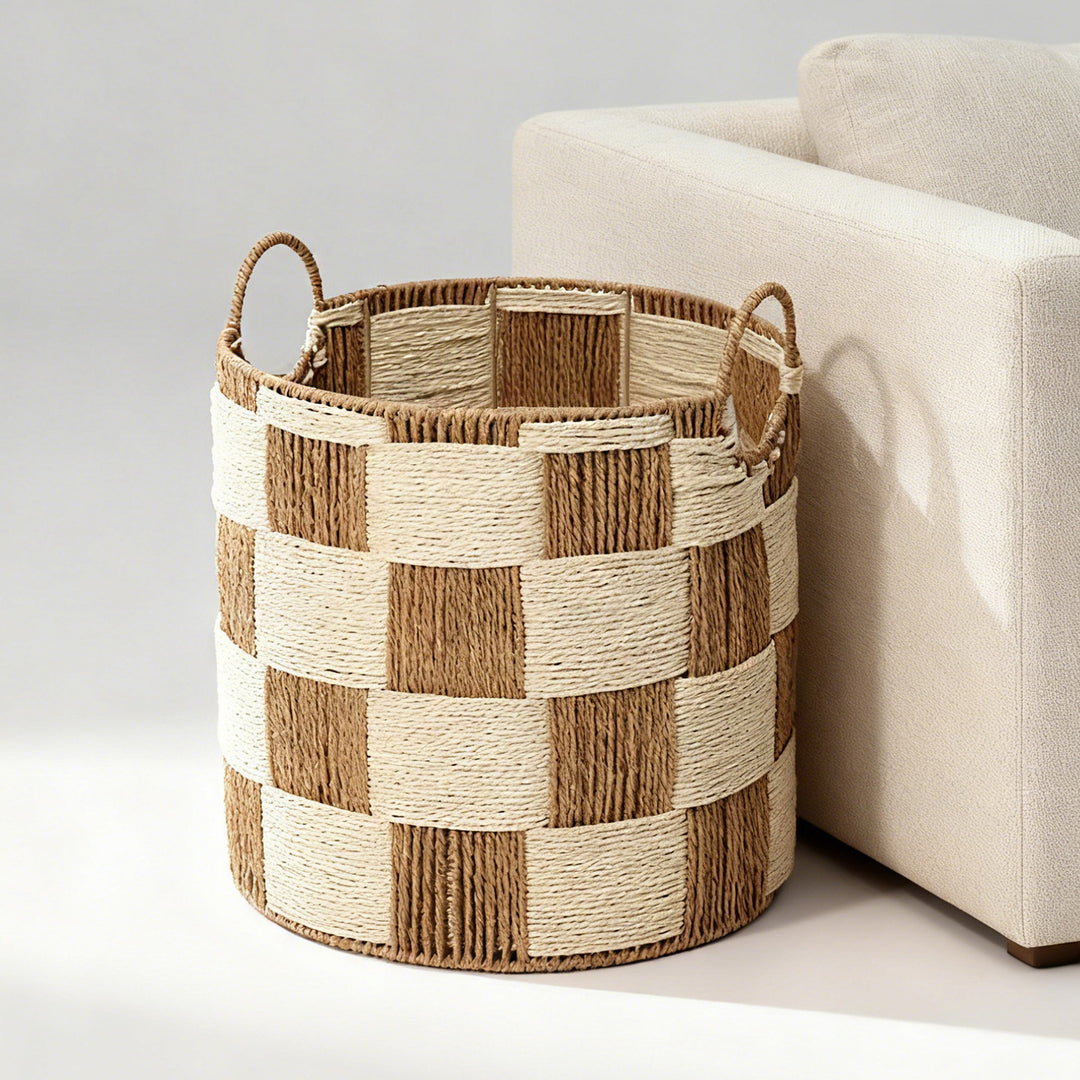 Storage basket with handles Stornfield