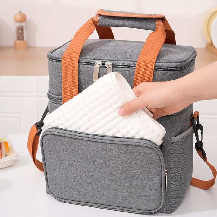 Insulated Dual-Compartment Lunch Cooler Stornfield
