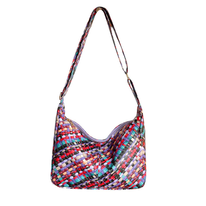 WoColorful Woven Hobo Bag Stornfield