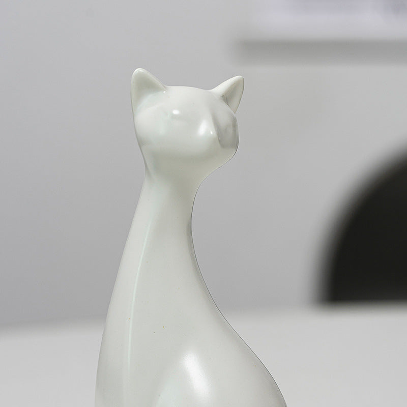 Decorative Ceramic Cat Stornfield