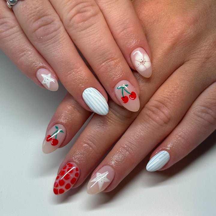 Playful Artistic Nail Design Set