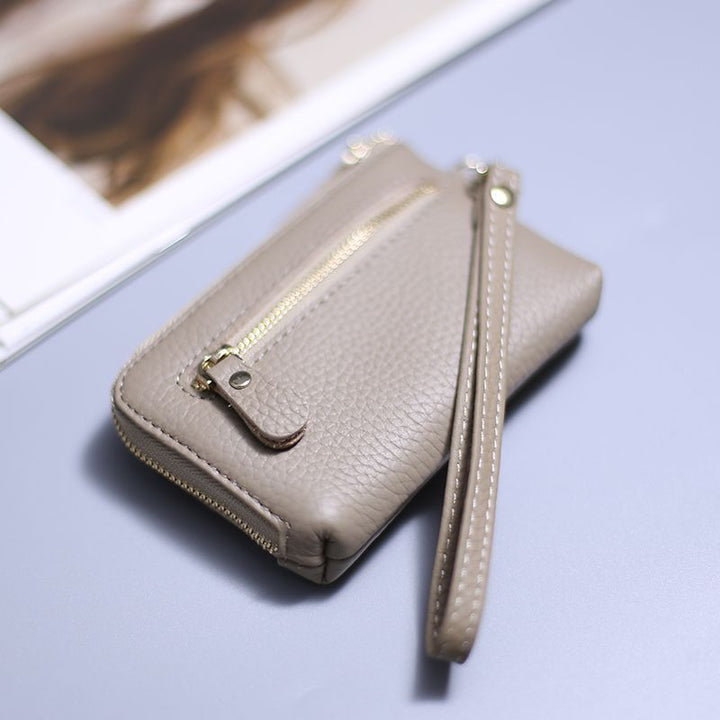 Luxe Textured Zippered Wallet Stornfield