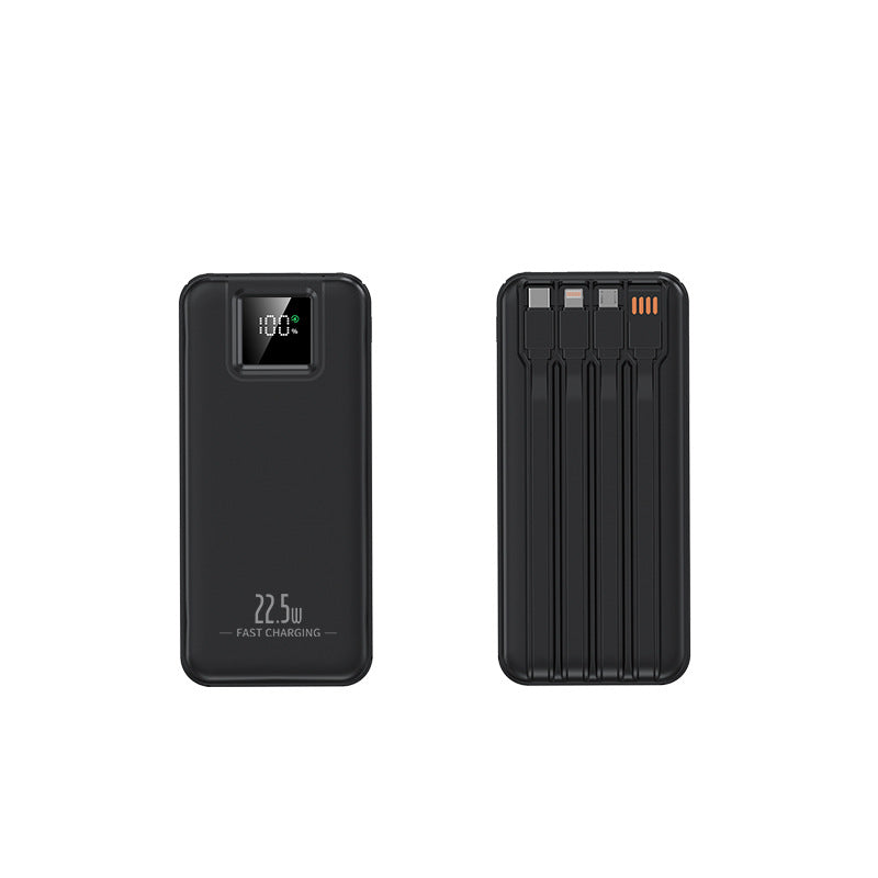 Portable power bank with advanced fast charging technology and smart LCD display Stornfield