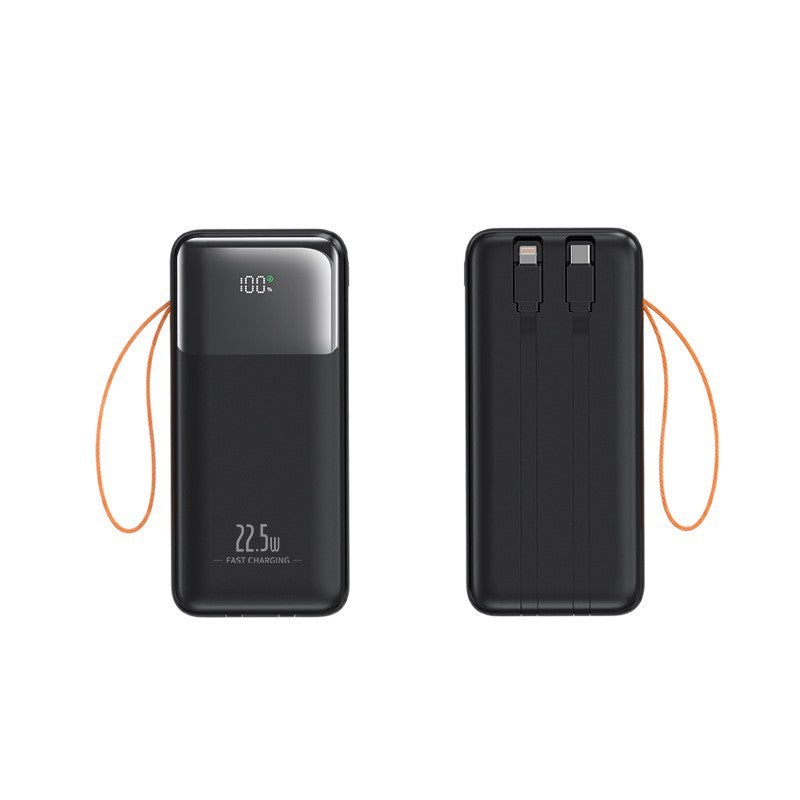 Portable power bank with integrated cable management and fast charging function Stornfield