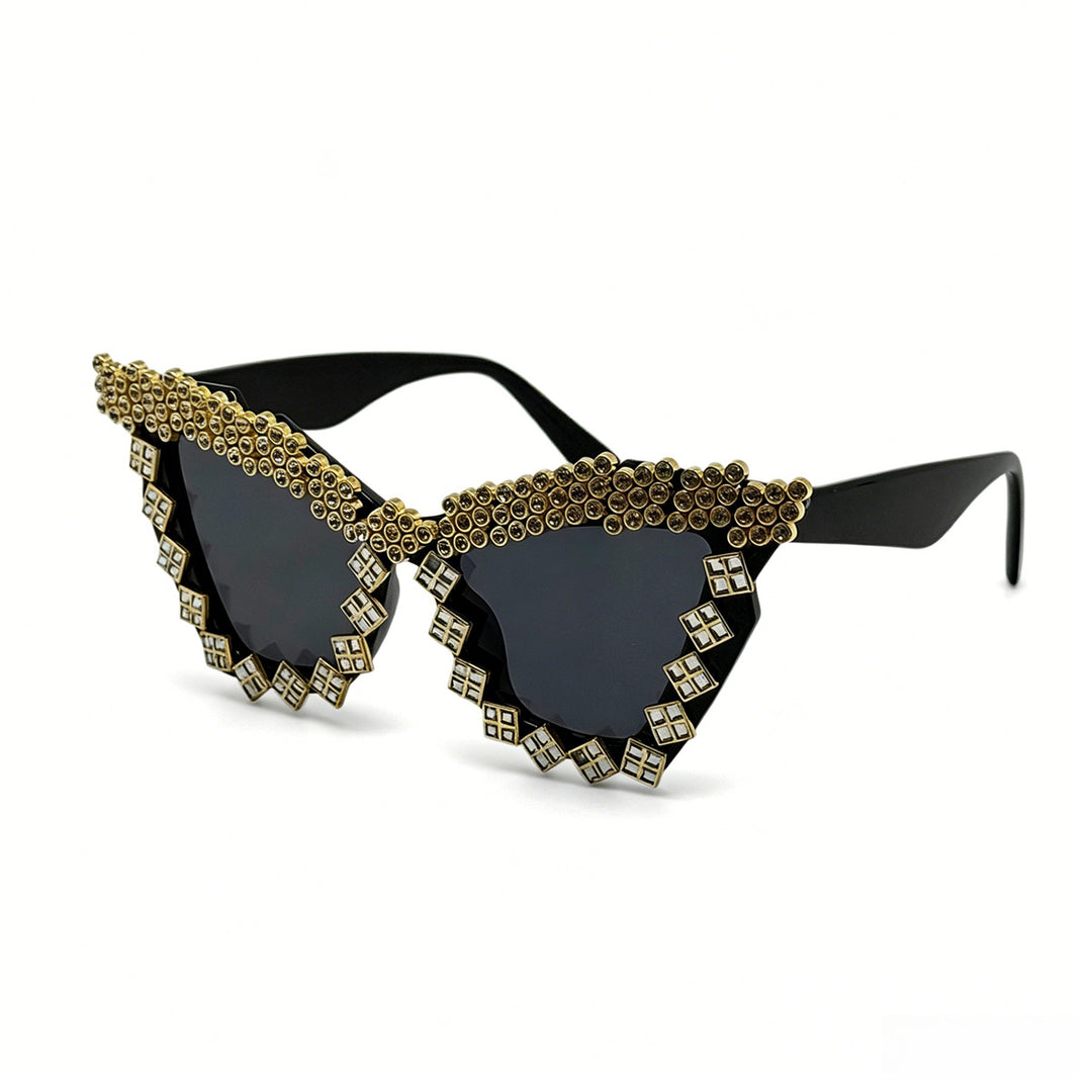 Women's Designer Sunglasses with Glamorous Crystal-Embellished Frame Stornfield