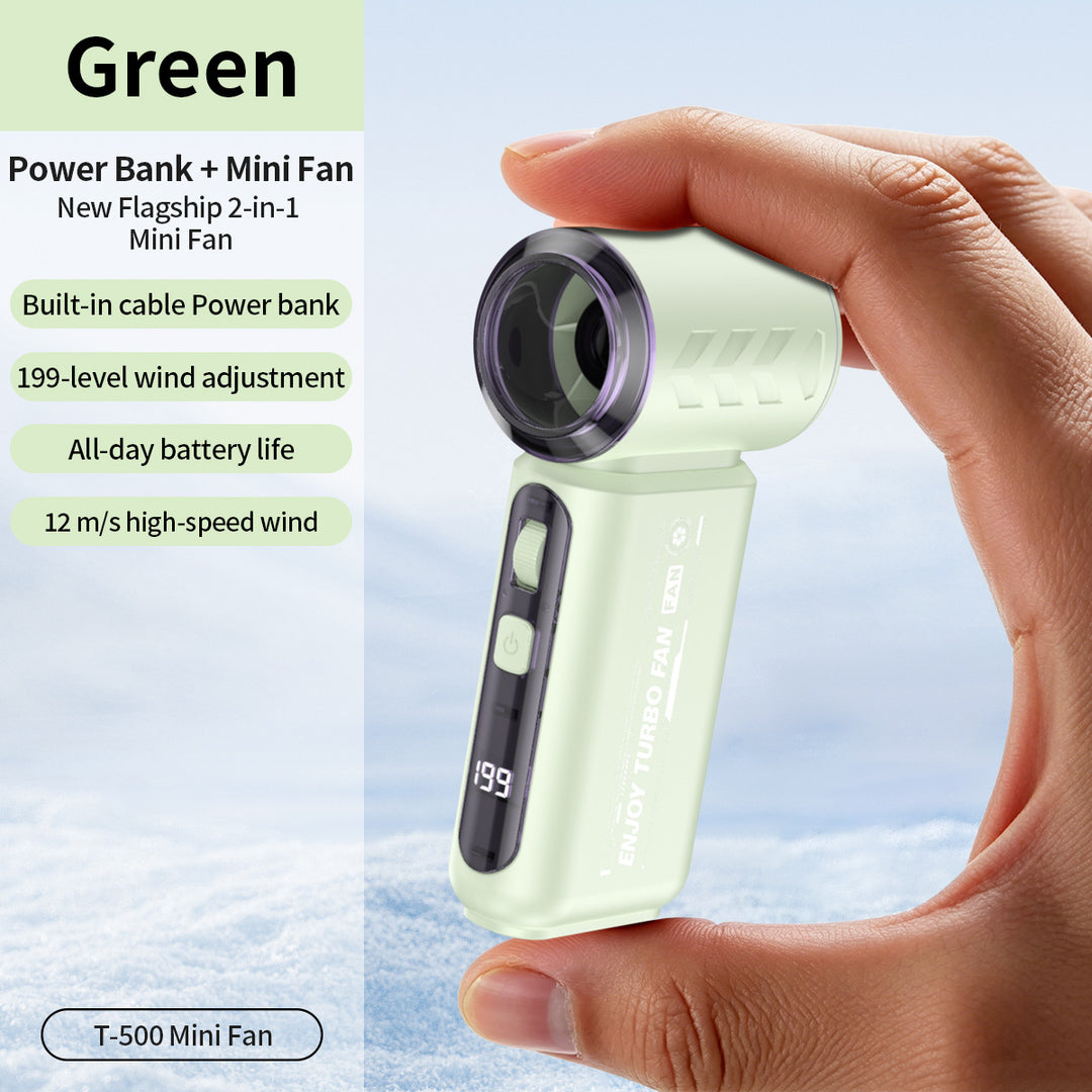 Women Portable Mini Fan with Power Bank Function Stornfield
