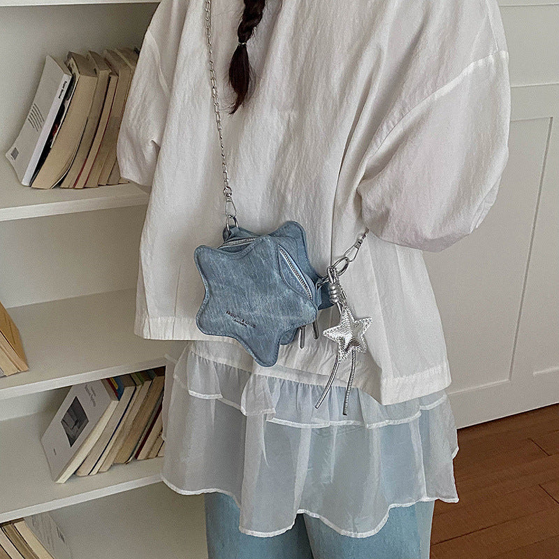 Star-Shaped Mini Crossbody Bag