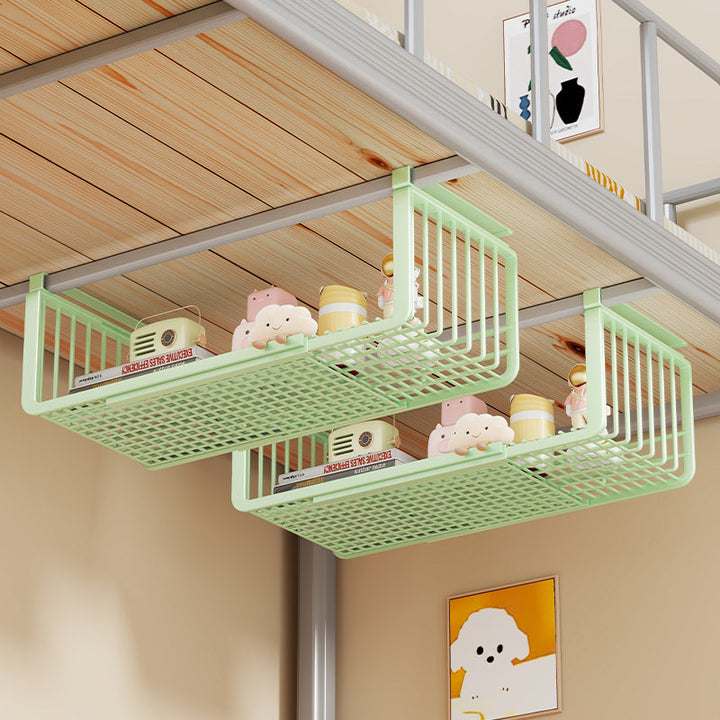 Under-Shelf Slide-In Ventilated Mesh Storage Basket