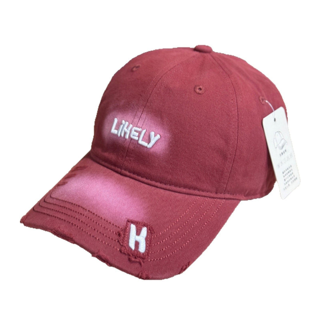 Women's Distressed Embroidered Baseball Cap Stornfield