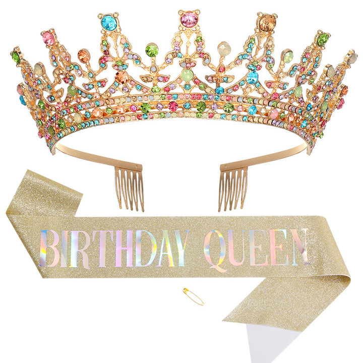 Women's Sparkling Crown and Sash Set Stornfield