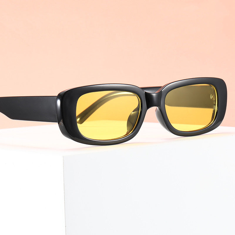 Women's stylish retro sunglasses with rectangular frame Stornfield