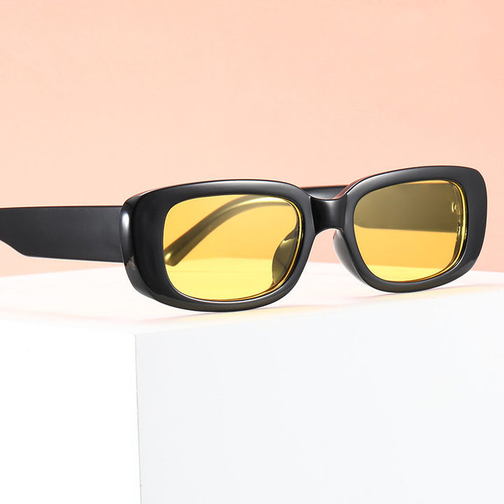 Women's stylish retro sunglasses with rectangular frame Stornfield